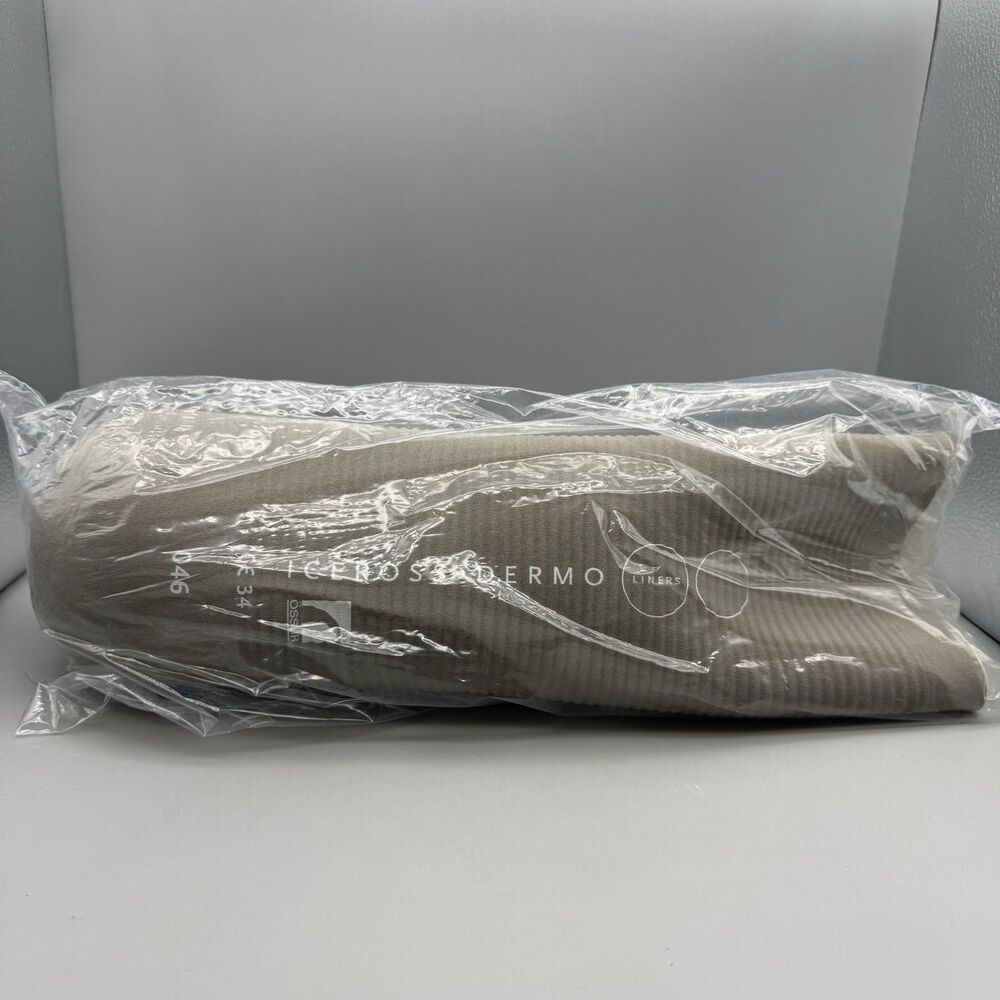 New Ossur Iceross Dermo Cush Wave Prosthetic Leg Liner - Size 34, 3MM